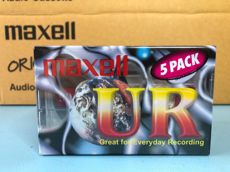 Compact Cassetten Maxell UR 90  5er-Pack  *NEU* – Bild 3