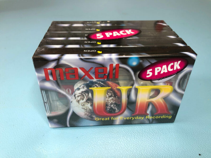 Compact Cassetten Maxell UR 90  5er-Pack  *NEU*
