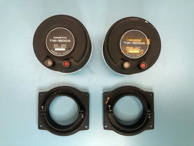 2 Stück Hochtöner ONKYO TW-1800a (1973-1976) aus SCEPTER E503 – Bild 3