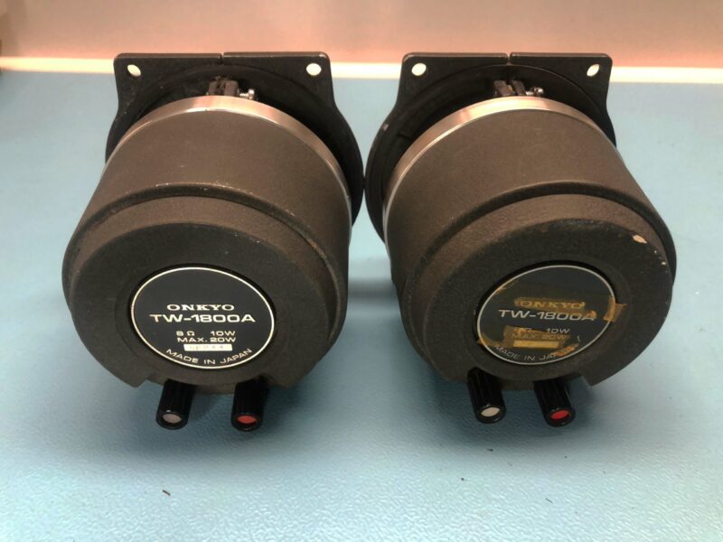 2 Stück Hochtöner ONKYO TW-1800a (1973-1976) aus SCEPTER E503 – Bild 6