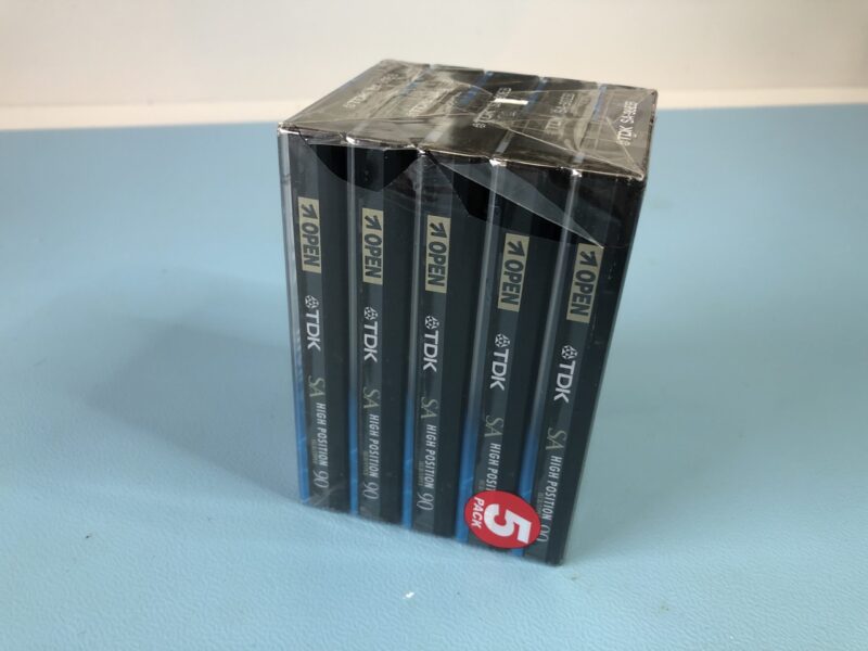 5 Stück TDK SA90 Kassetten NEU/OVP MC – Bild 1