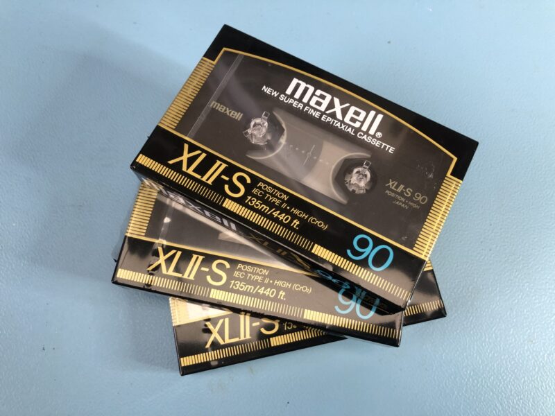 3x MAXELL XL II-S 90 Audio Kassette Superfine Epitaxial Cassette NEU/OVP MC sealed