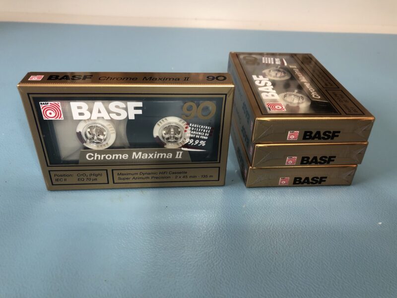 4x BASF Chrome Maxima II 90  NEU/OVP MC – Bild 2