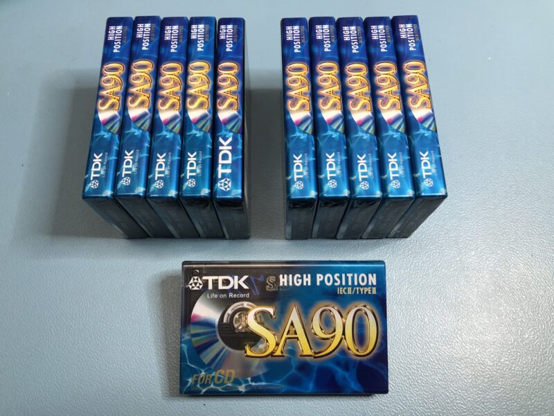 10+1 TDK SA90 Kassetten NEU/OVP MC