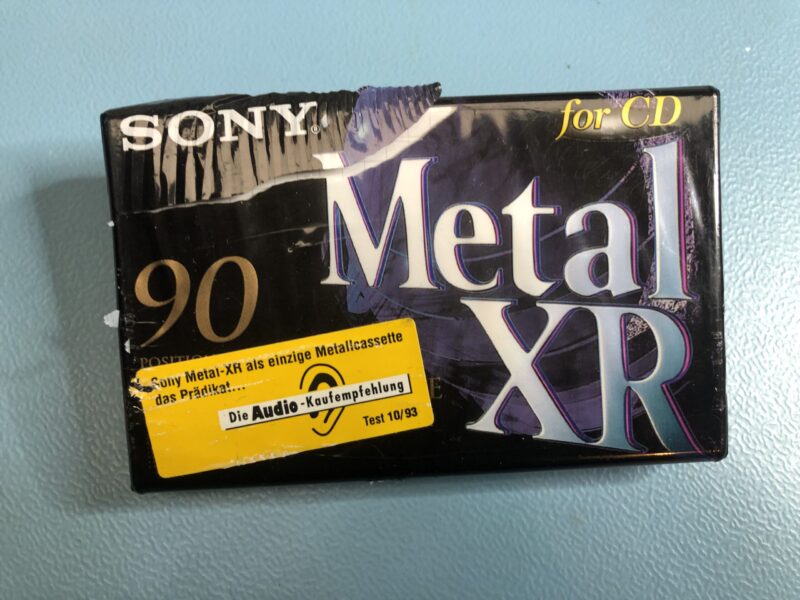 1x SONY Metal XR 90 Kassette NEU/OVP MC