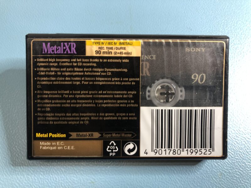 1x SONY Metal XR 90 Kassette NEU/OVP MC – Bild 1