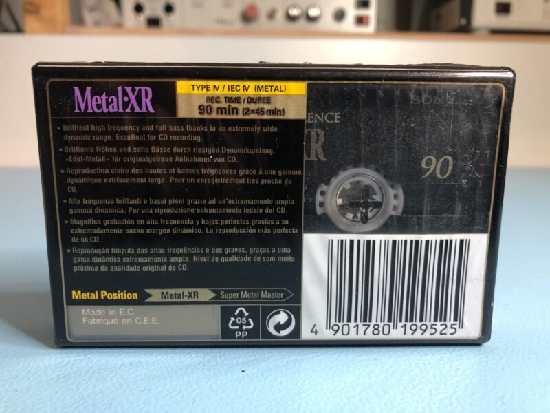 1x SONY Metal XR 90 Kassette NEU/OVP MC – Bild 3