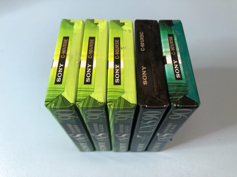 5 Stück SONY UX-S Kassetten NEU/OVP MC – Bild 1