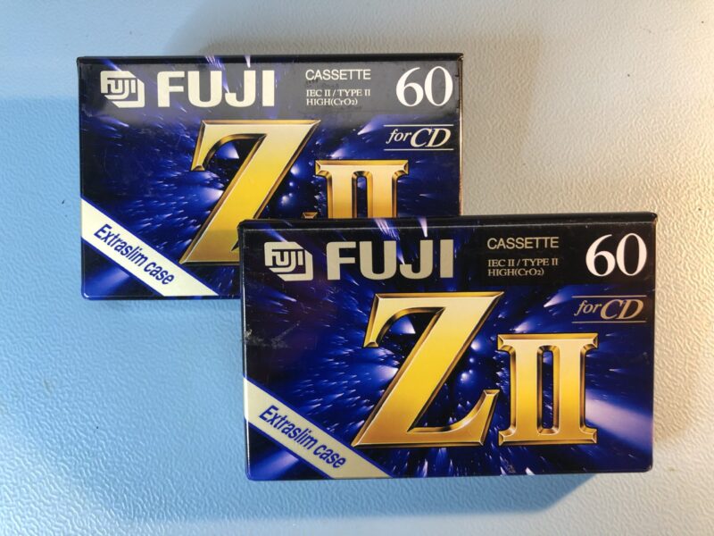2 Stück FUJI Z II Kassetten NEU/OVP MC