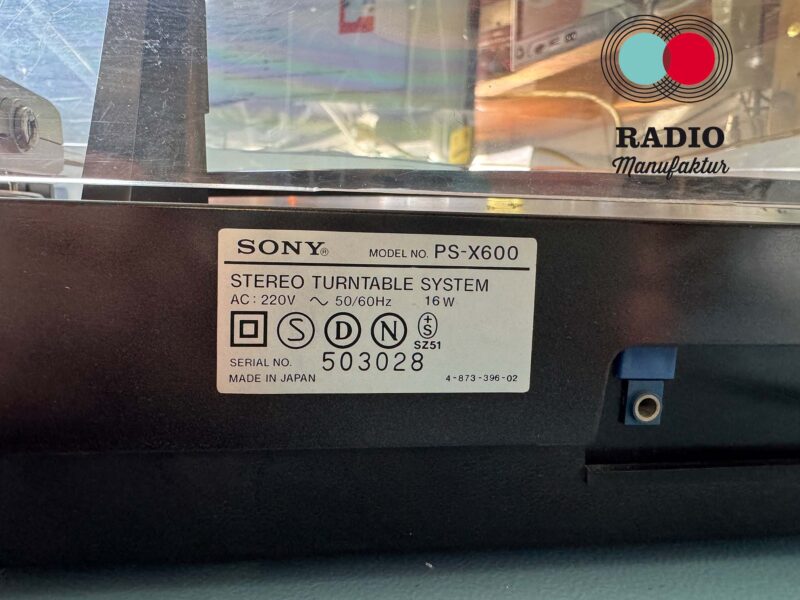 SONY PS-X 600 – Bild 13