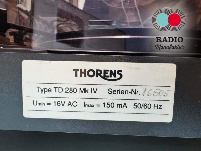 THORENS TD 280 Mk IV – Bild 6