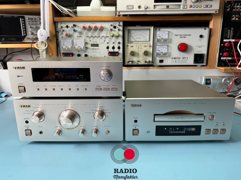 TEAC Reference 500. HiFi-Anlage bestehend aus Verstärker, Tuner und CD-Player. – Bild 2