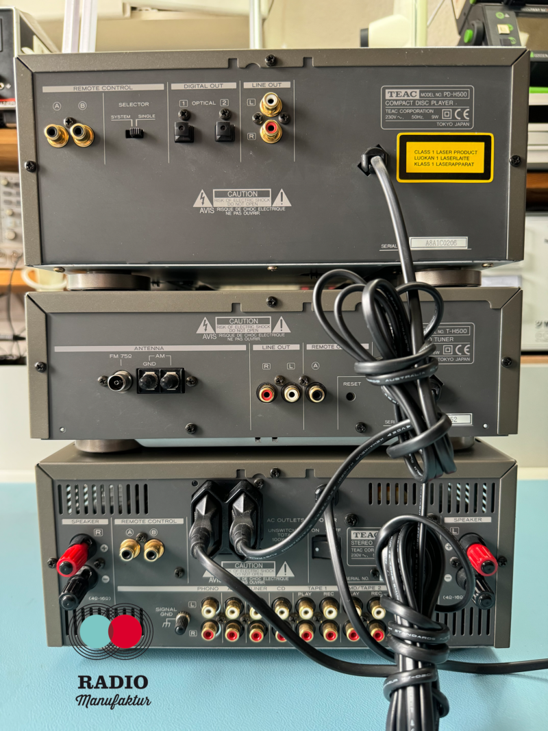 TEAC Reference 500. HiFi-Anlage bestehend aus Verstärker, Tuner und CD-Player. – Bild 17