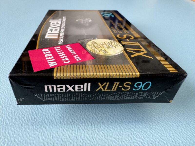 MAXELL XL II-S 90 Audio Kassette Superfine Epitaxial Cassette NEU/OVP "Cassette des Jahres" 1988 – Bild 1