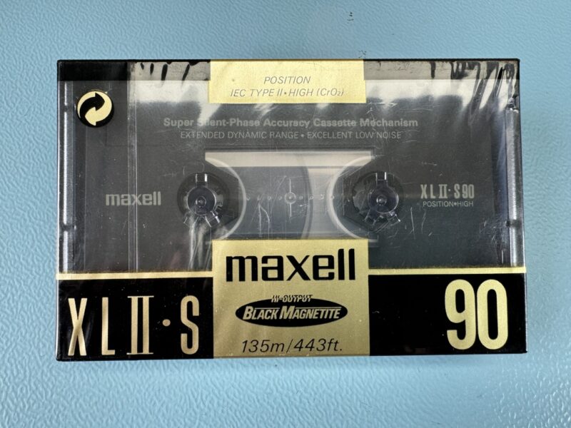 Maxell XL II-S 90 MC Kassette Tape NEU und OVP