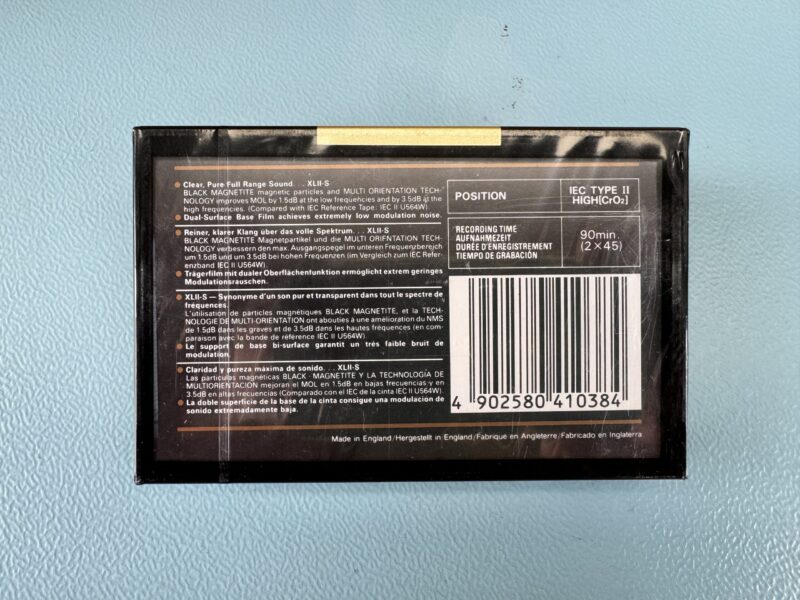 Maxell XL II-S 90 MC Kassette Tape NEU und OVP – Bild 2