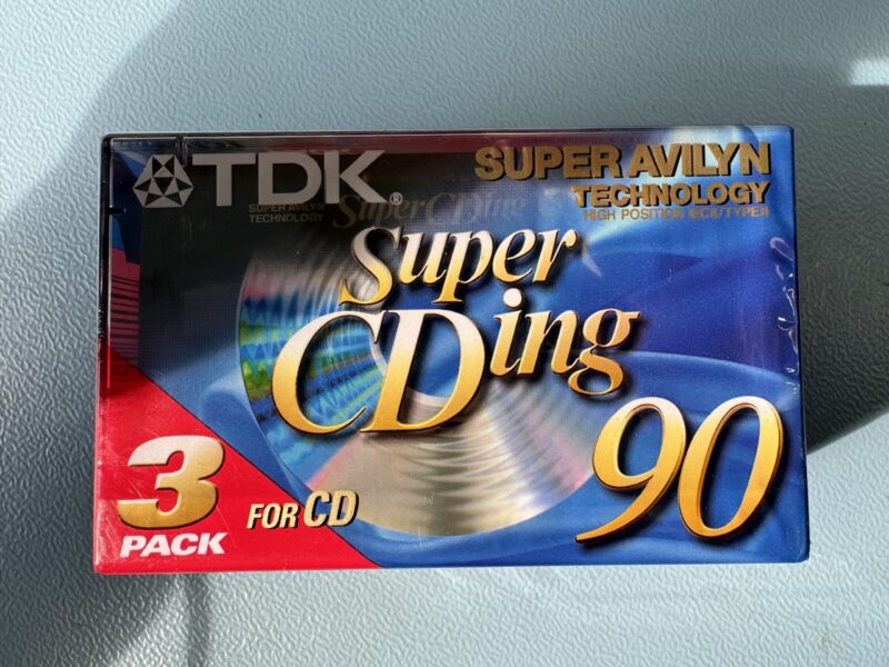 3er-Pack TDK SUPER CDing  90 MC Kassette Tape NEU und OVP