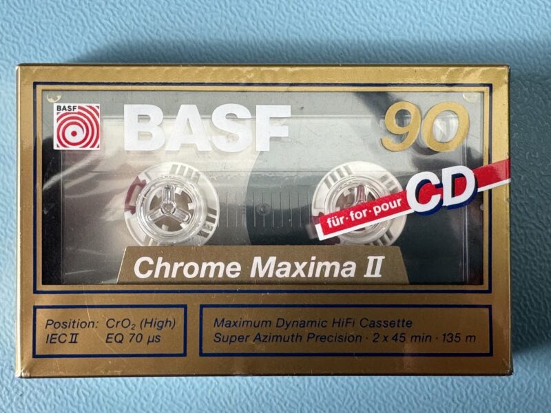 BASF Chrome Maxima II 90 Kassette Tape NEU und OVP – Bild 1