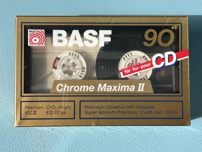 BASF Chrome Maxima II 90 Kassette Tape NEU und OVP