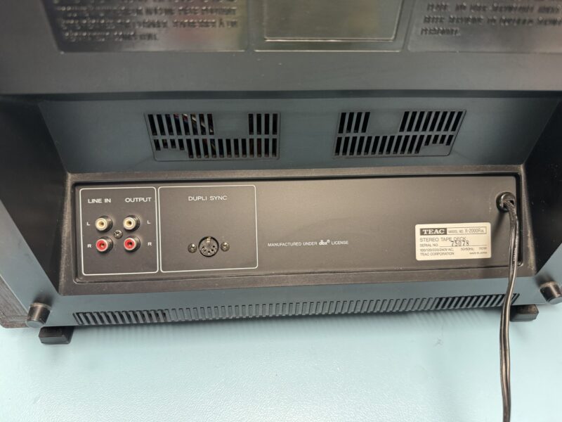 TEAC X-2000 R Auto-Reverse Spulentonband (1985-89) mit dbx – Bild 21