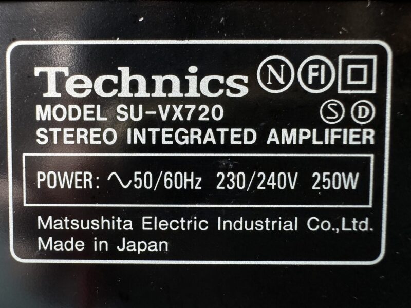Technics SU-VX 720 mit Fernbedienung – Bild 8