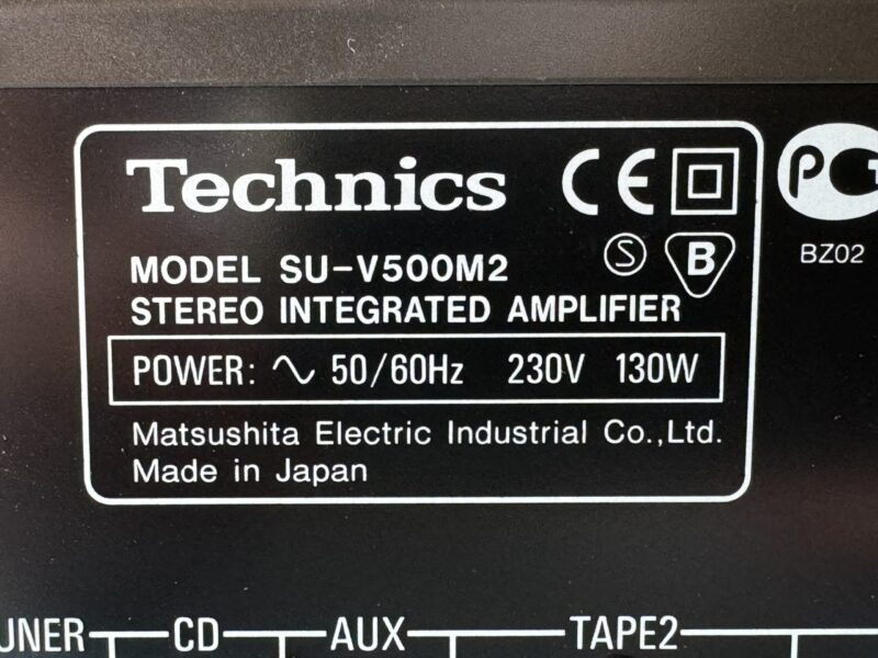 Technics SU-V500 Mk II mit Fernbedienung (12 Monate Garantie) – Bild 6