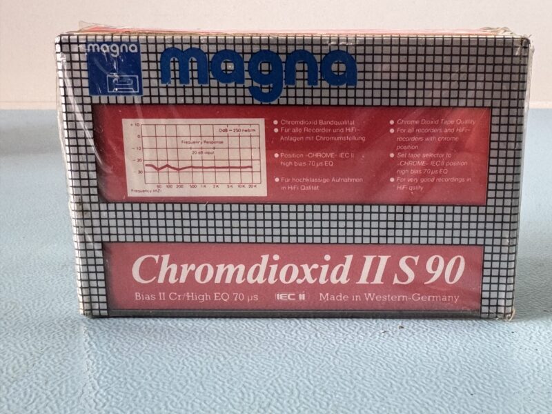 3er-Pack MAGNA Chromdioxid II S90   MC Kassette Tape NEU und OVP – Bild 2