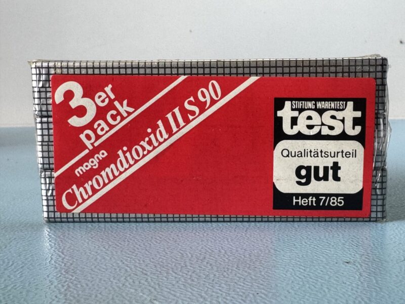 3er-Pack MAGNA Chromdioxid II S90   MC Kassette Tape NEU und OVP – Bild 1