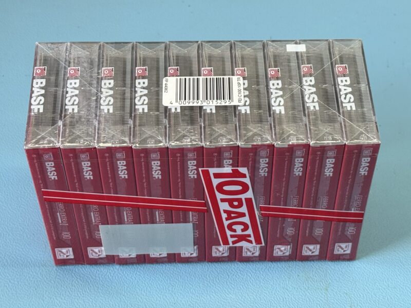 10er-Pack BASF Ferro Extra I 100. MC / Kassette / Tape. NEU und OVP. – Bild 3