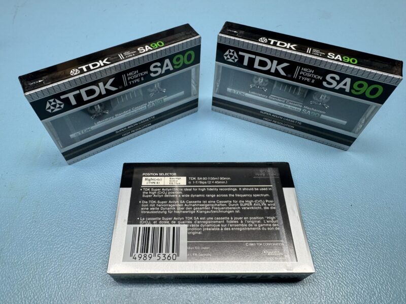 TDK SA90 (1983) - MC Kassette Tape NEU und OVP – Bild 2