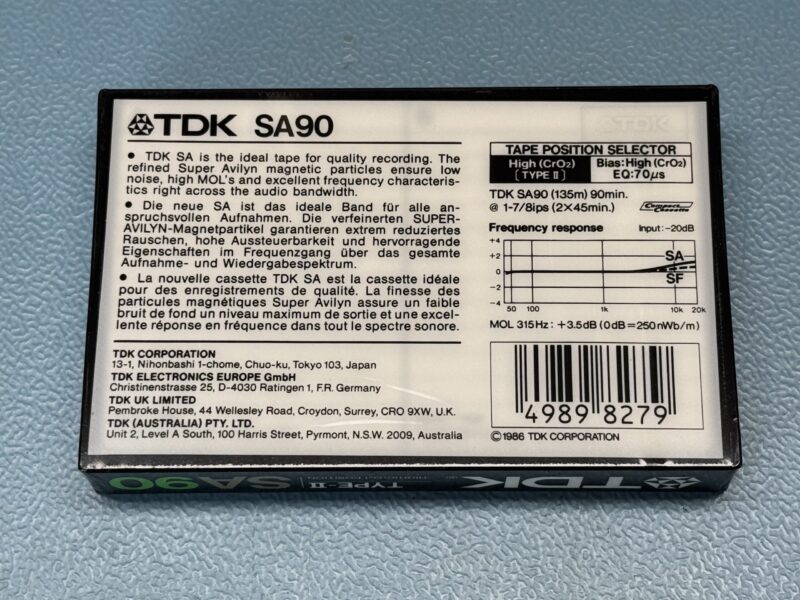 TDK SA90 (1986) - Second World Championship in Athletics – Bild 2