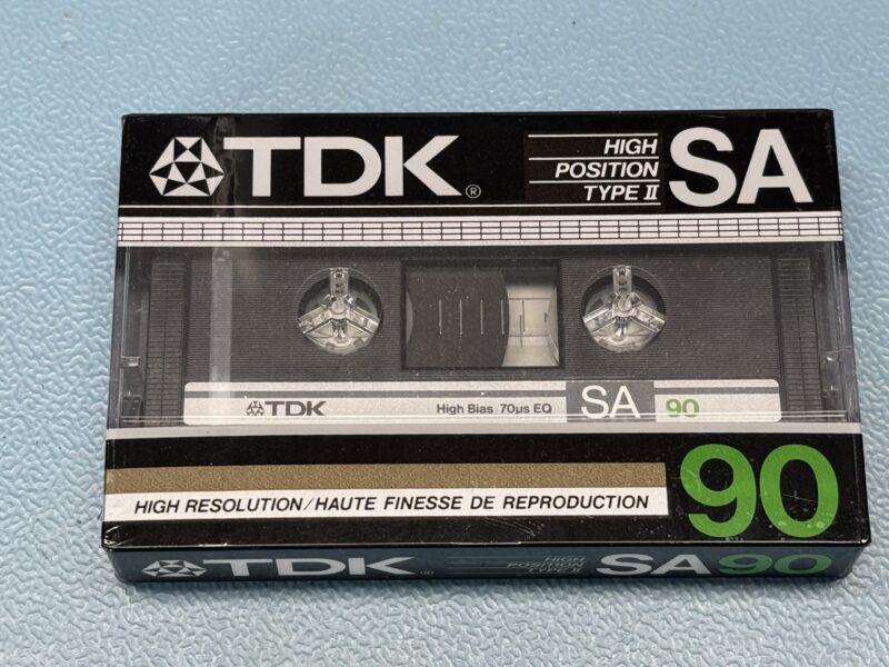 TDK SA90 (1985) - MC Kassette Tape NEU und OVP – Bild 1