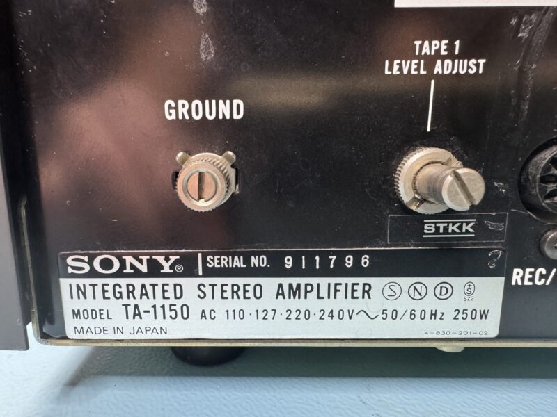 SONY Vollverstärker TA-1150 (1973-1977) – Bild 10