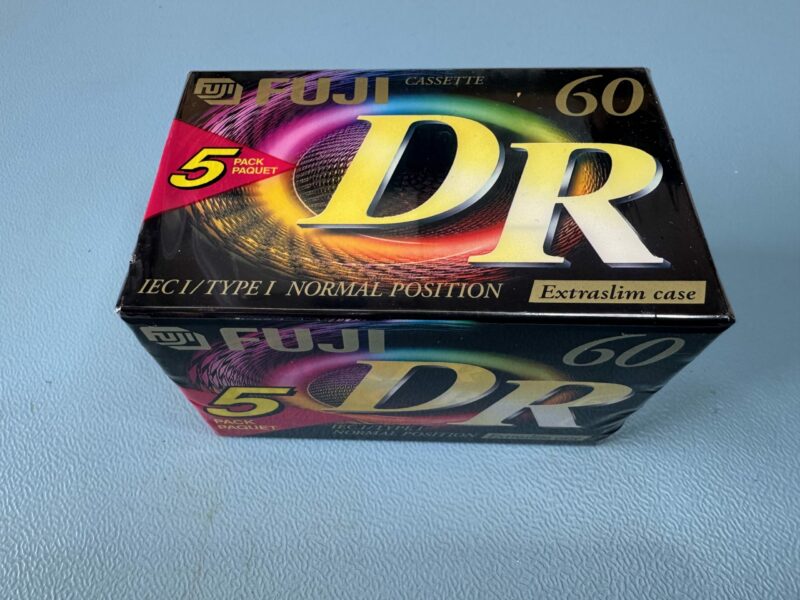 5er-Pack FUJI DR 60 D MC Kassette Tape NEU und OVP