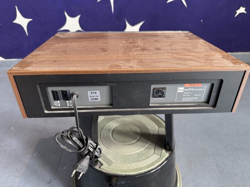 Bastlergerät: Tuner DUAL CT19 Nussbaum – Bild 2