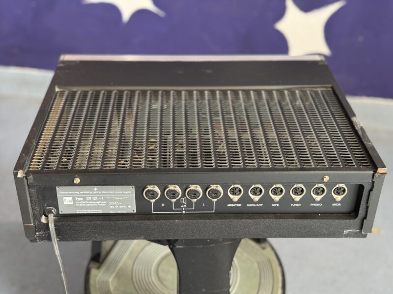 Bastlergerät: Verstärker DUAL CV 121-1 Schwarz – Bild 1