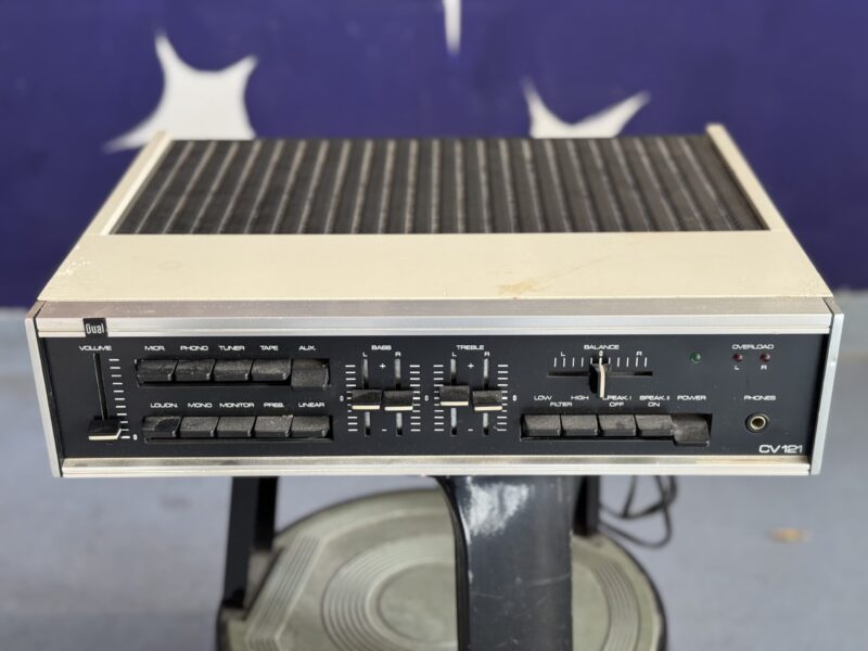 Bastlergerät: Verstärker DUAL CV 121-1 Weiss