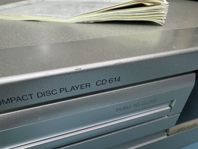 PHILIPS CD-Spieler CD 614 (Silber) mit Fernbedienung (1990) – Bild 7