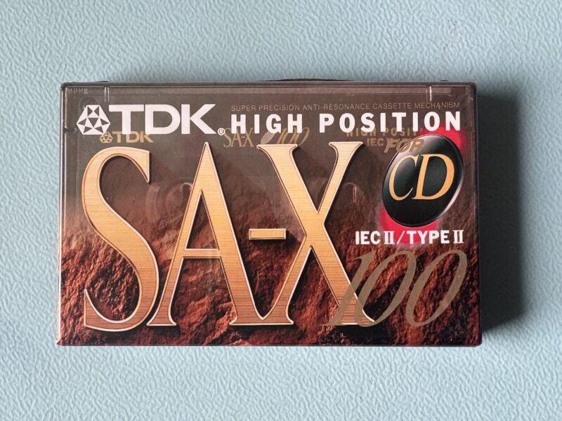 TDK SA-X 100 - MC Kassette Tape NEU und OVP