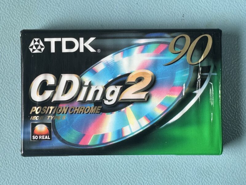 TDK Ding 2 90 - MC Kassette Tape NEU und OVP