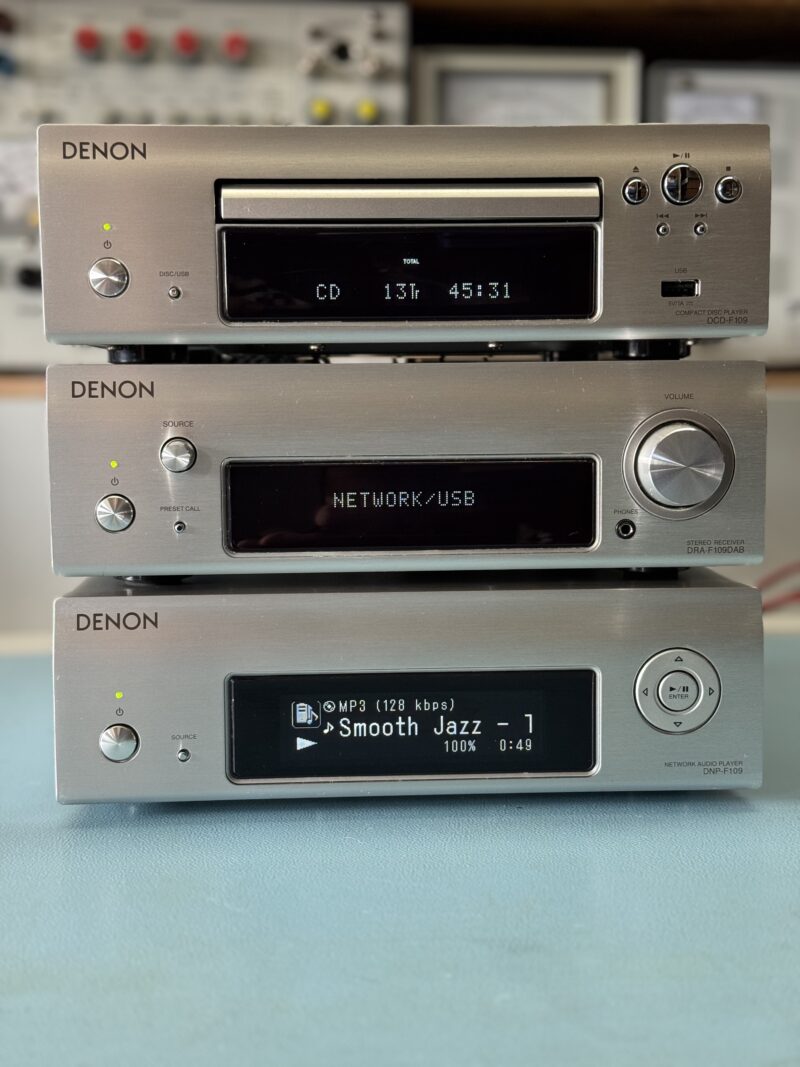 DENON D-F109 . HiFi-Mini-Anlage bestehend aus Receiver mit DAB+, CD-Spieler und Netzwerk-Player. – Bild 14