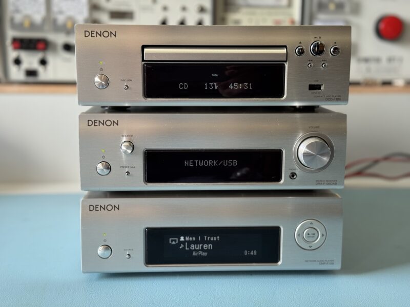 DENON D-F109 . HiFi-Mini-Anlage bestehend aus Receiver mit DAB+, CD-Spieler und Netzwerk-Player. – Bild 2