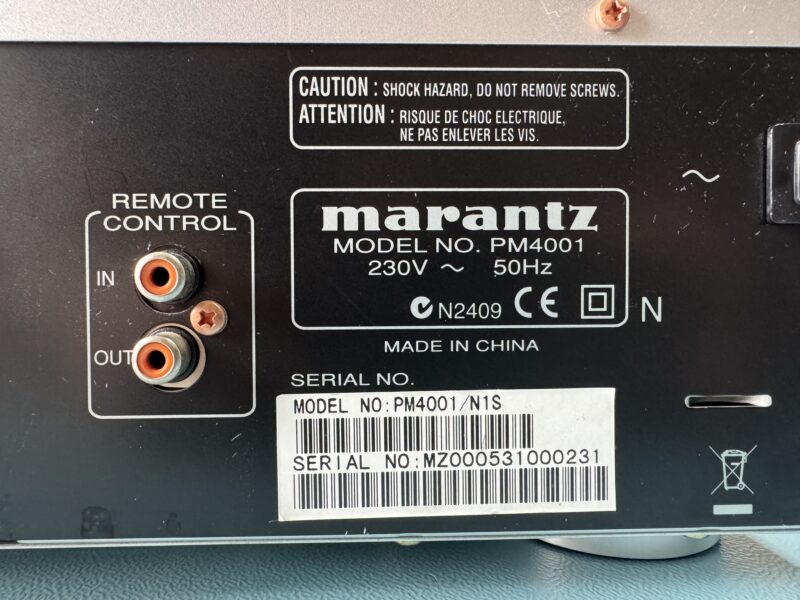 MARANTZ Vollverstärker PM-4001 silber – Bild 6