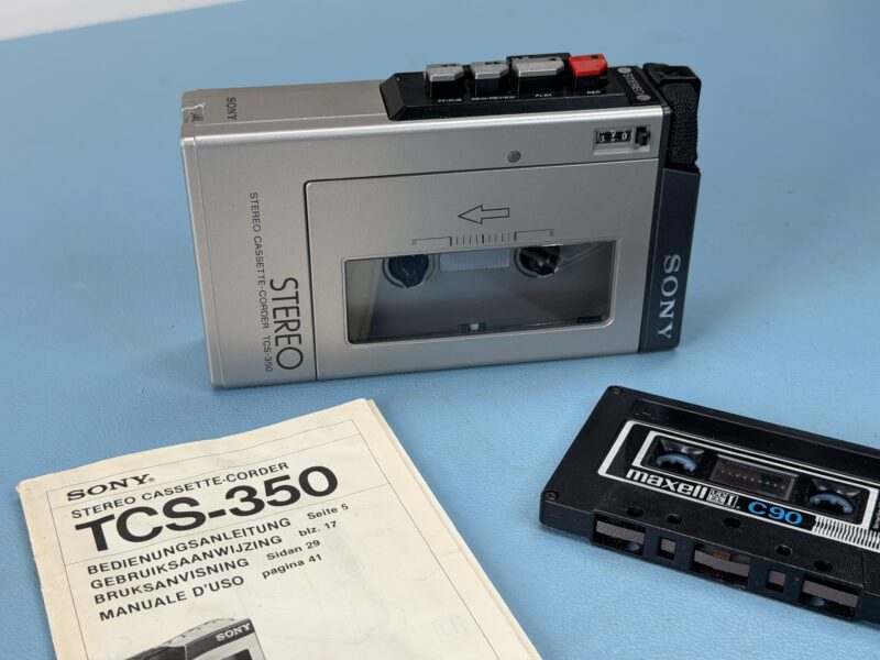 SONY TCS-350 Stereo Cassette-Corder