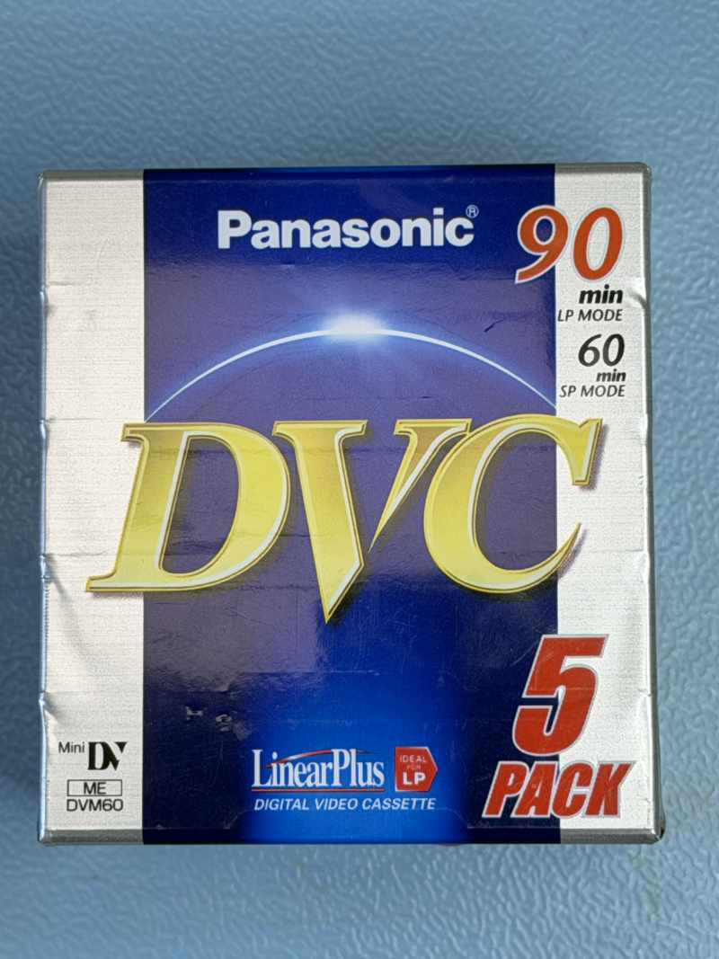 MiniDV Cassetten PANASONIC DVC 90/60 - NEU und OVP – Bild 1