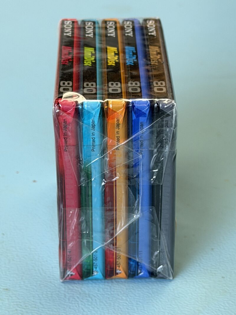 SONY MD Color - MiniDisk -  5er Pack - NEU und OVP – Bild 3