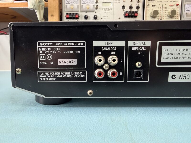 SONY MiniDisk-Deck MDS-JE330 – Bild 4