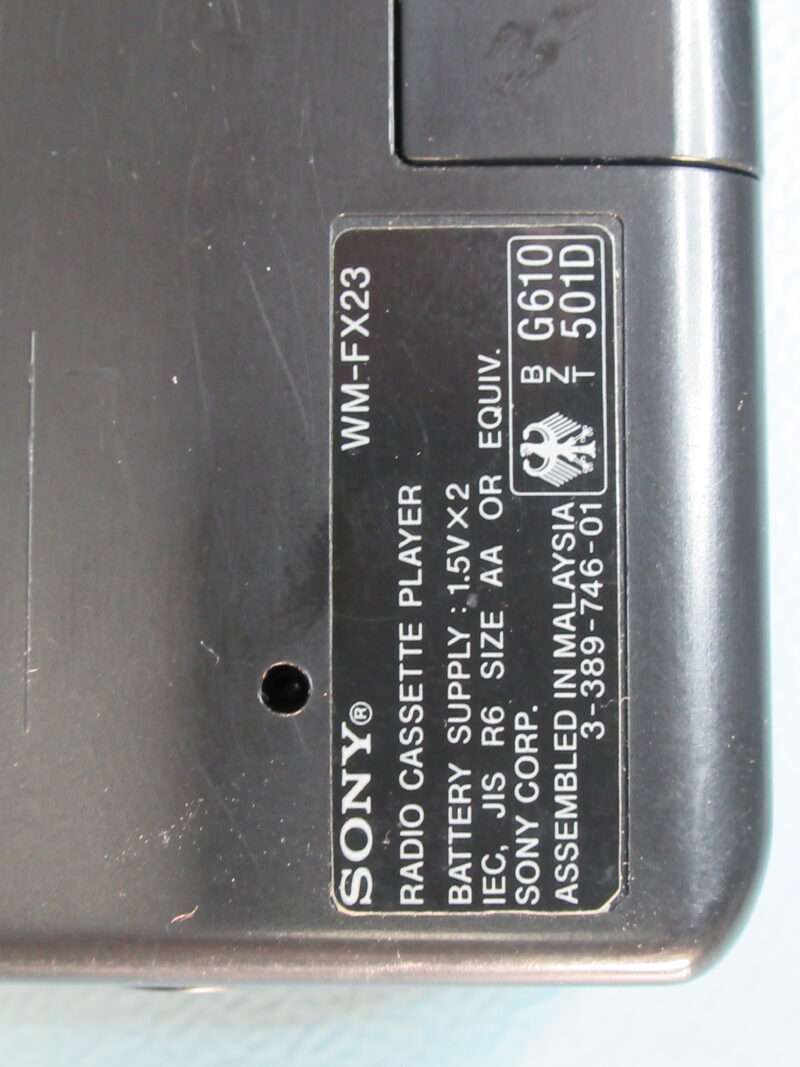 Sony WM-FX 23 – Bild 6