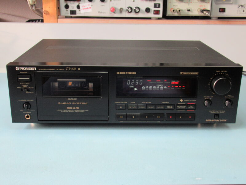 PIONEER CT-676 Kassettendeck mit Dolby B/C