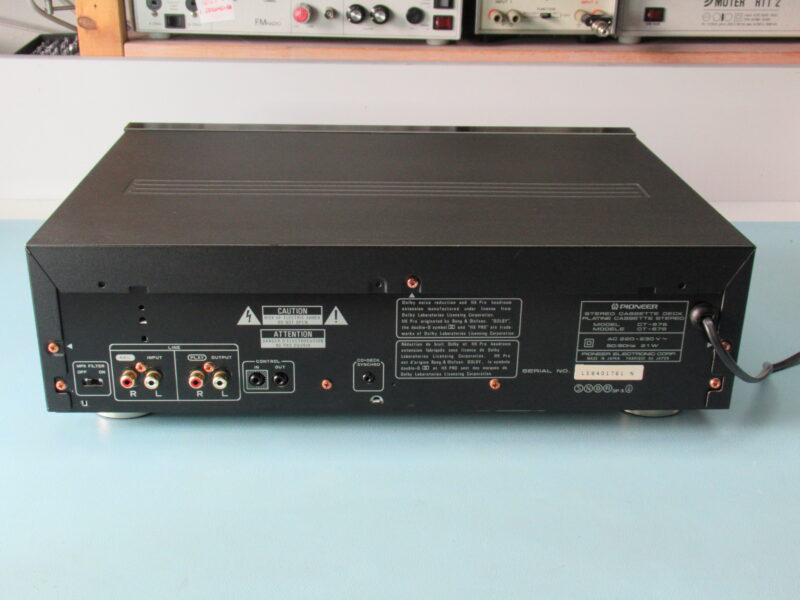 PIONEER CT-676 Kassettendeck mit Dolby B/C – Bild 11
